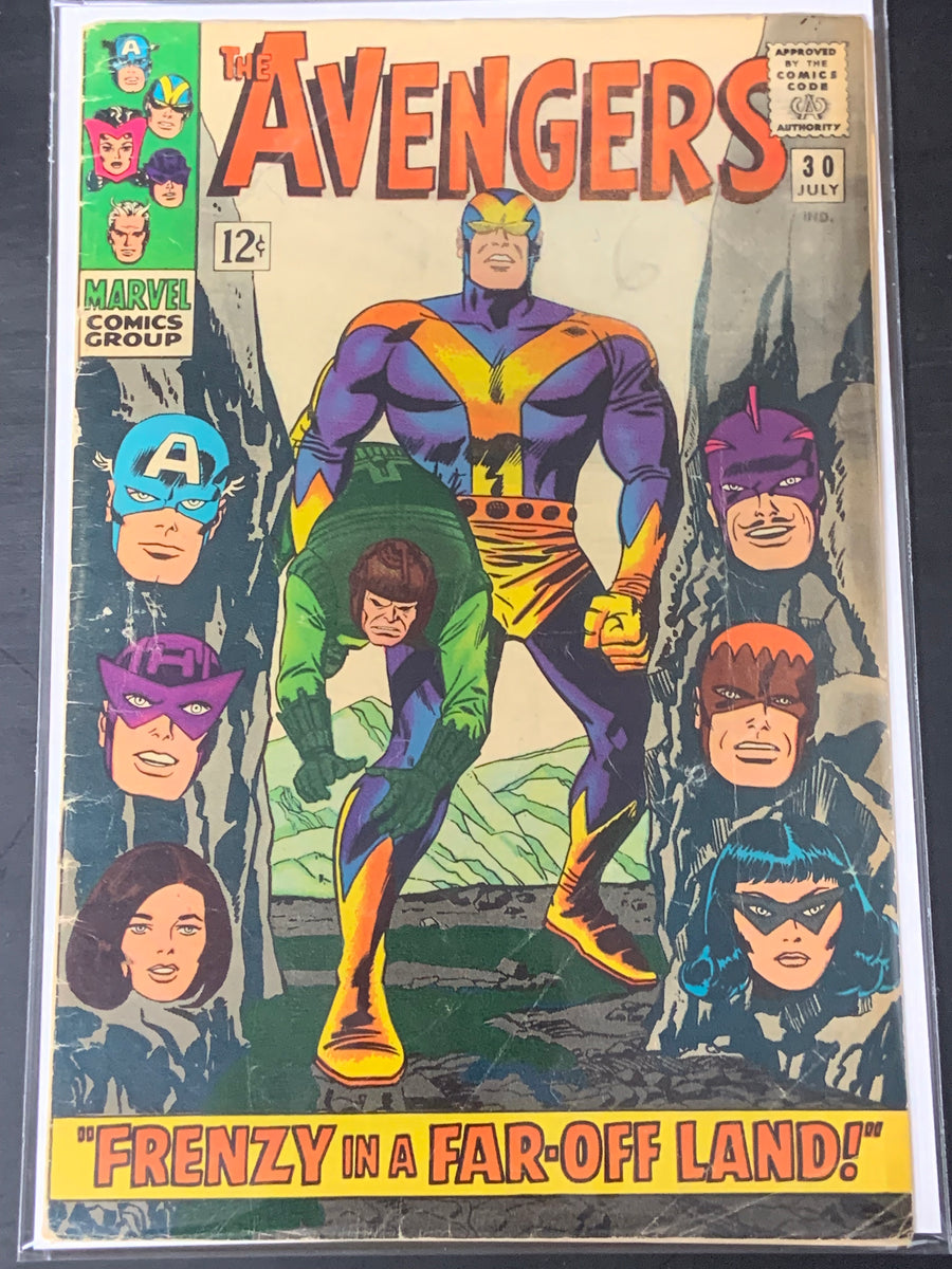 Avengers # 30 (July 1966) 1st top appearance of the Keeper of the Flame