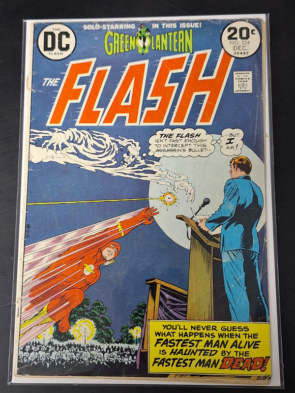 Flash 224 DC 1973 Bronze Age Green Lantern CrossOver