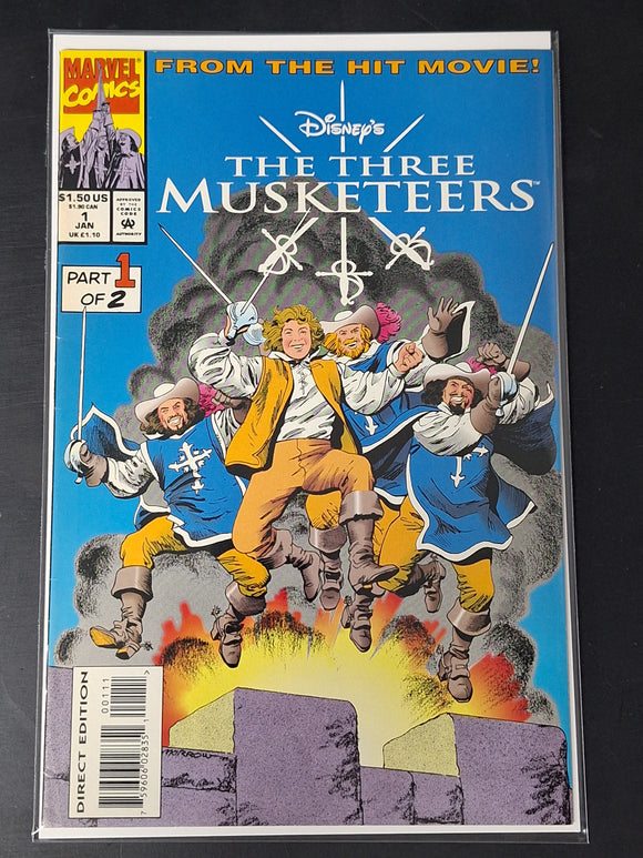 The Three Musketeers 1 Marvel 1994 Movie Adaptation