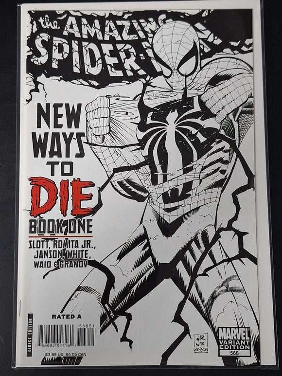 Amazing Spider-man 568 Marvel 2008 Romita Limited Edition Sketch Variant