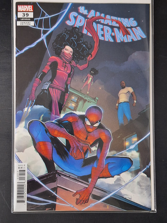 Amazing Spider-Man 39 Marvel 2023 Lee Garbett 1:25 Variant Gang War Part 1