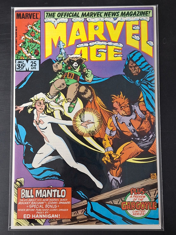 Marvel Age 25 Marvel 12985 2nd Comic App of Rocket Racoon