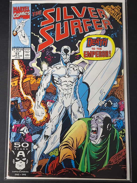 Silver Surfer 53 Marvel 1991 1st App of Dar-Benn