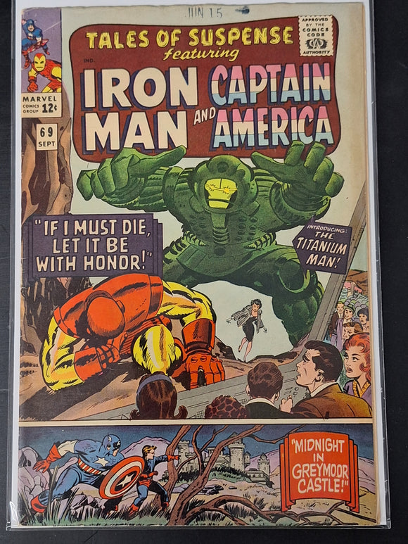 Tales of Suspense 69 Marvel 1965 1st App of Titanium Man