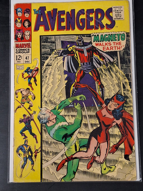 Avengers 47 Marvel 1967 1st App of Dane Whitman, The Black Knight