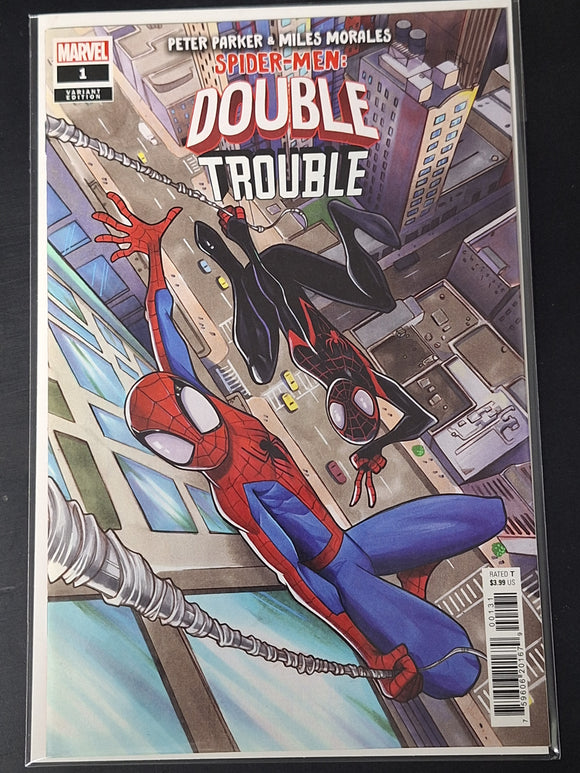 Spider-Men Double Trouble 1 Marvel 2022 Chrissie Zullo 1:25 Variant