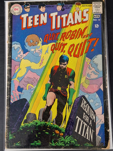 Teen Titans 14 DC 1966 Robin Quits