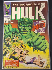 The Incredible Hulk 102 Marvel 1968 1st Issue, Series Premiere