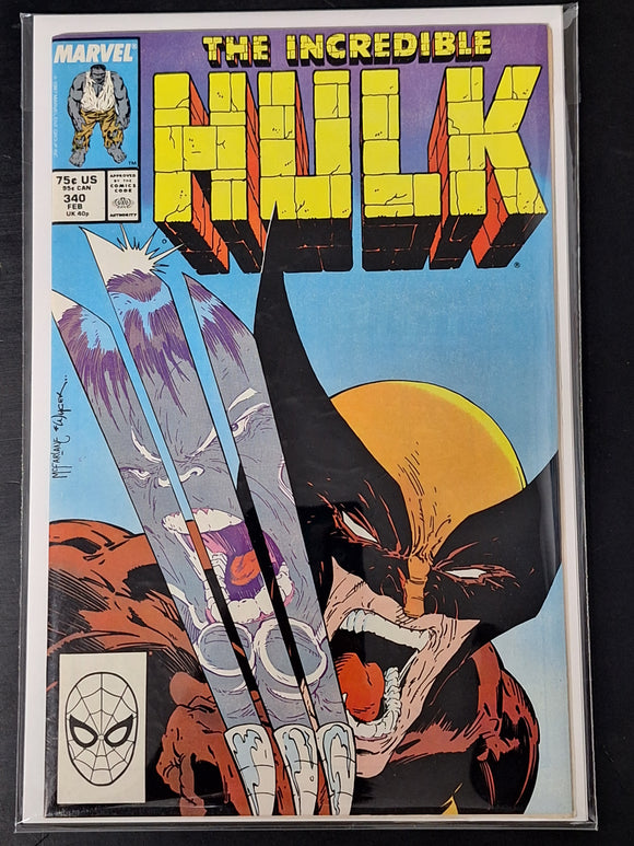 Hulk 340 Marvel 1987 Classic Cover By Todd McFarlane