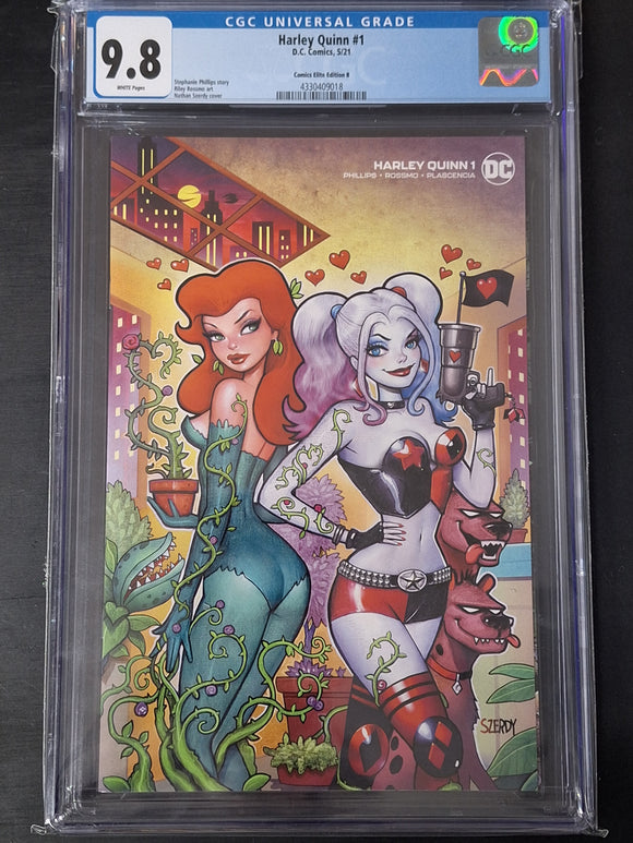 Harley Quinn 1 CGC 9.8 Nathan Szerdy Exclusive