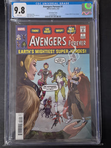 Avengers Forever 1 CGC 9.8 Betsy Cola 1:25 Variant