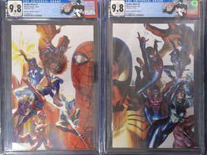 Spider-Man 1 & 2 CGC 9.8 Big Time CGC Exclusive Virgin Numbered Editions