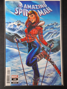 Amazing Spider-Man 40 Marvel 2023 J.Scott Campbell Ski Chalet Variant