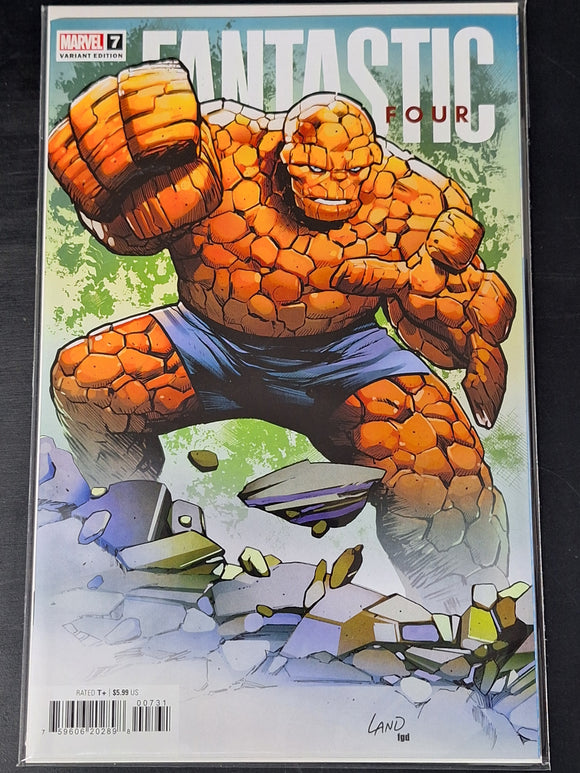 Fantastic Four 7 Marvel 2023 Greg Land Variant, Legacy #700