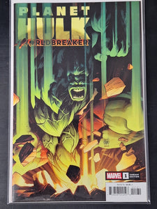 Planet Hulk Worldbreaker 1 Marvel 2022 Adam Kubert 1:25 Variant