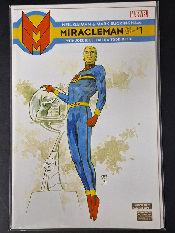 Miracleman The Silver Age 1 Marvel 2022 Mark Buckingham 1:50 Hidden Gem Variant