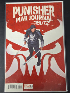 Punisher War Journal Blitz 1 Marvel 2022 1:25 Clarke Variant