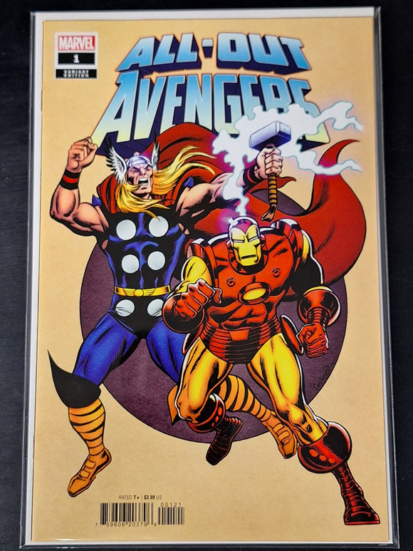 All-Out Avengers 1 Marvel 2022 Dave Cockrum 1:50 Hidden Gem Variant