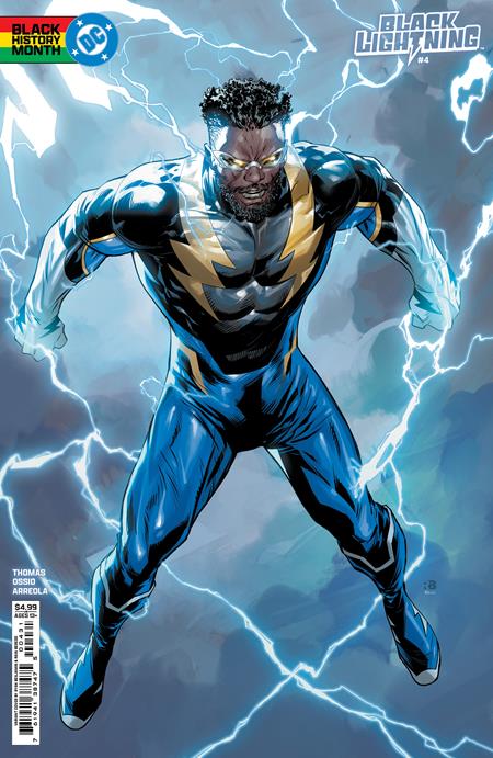 BLACK LIGHTNING #4 CVR C RYAN BENJAMIN BLACK HISTORY MONTH CARD STOCK VAR 2/12/2025