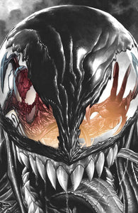 CARNAGE BLACK WHITE AND BLOOD #1  MICO SAUYAN VIRGIN COLOR SPLASH EXCLUSIVE