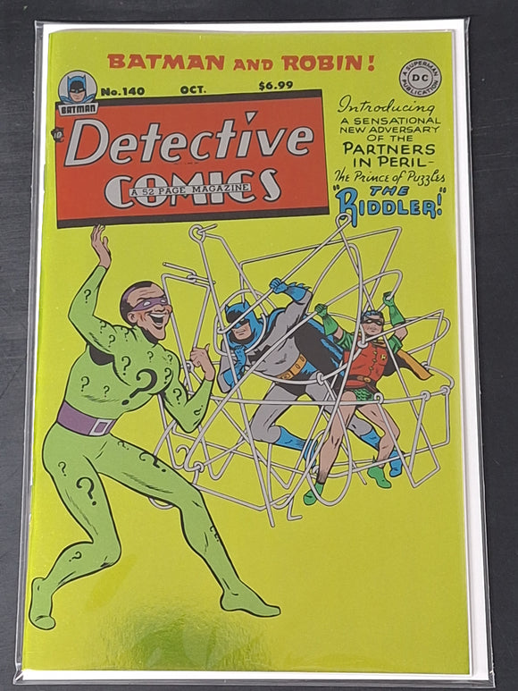 Detective Comics 140 DC 2023 Facsimile Foil Edition, 1st App of The Riddler