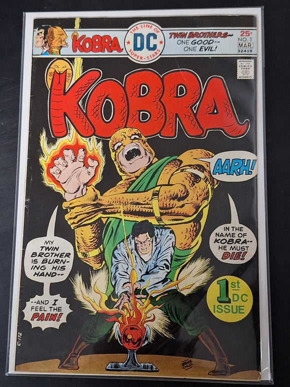 Kobra 1 DC 1976 1st DC Appearance