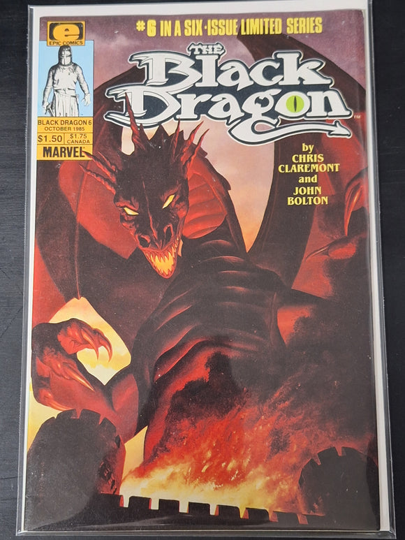 The Black Dragon 6 Epic Comicsd 1985 Chris Claremont & John Bolton