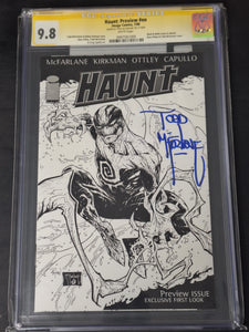 Haunt: Preview Image 2009 1st App of Haunt CGC SS 9.8 Signed By Todd McFarlane