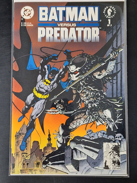 Batman Versus Predator 1 DC Dark Horse Comics 1991