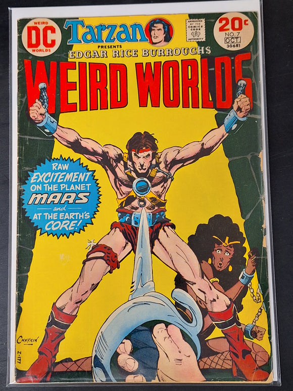 Weird Worlds 7 DC 1973 Tarzan / Warlord of Mars