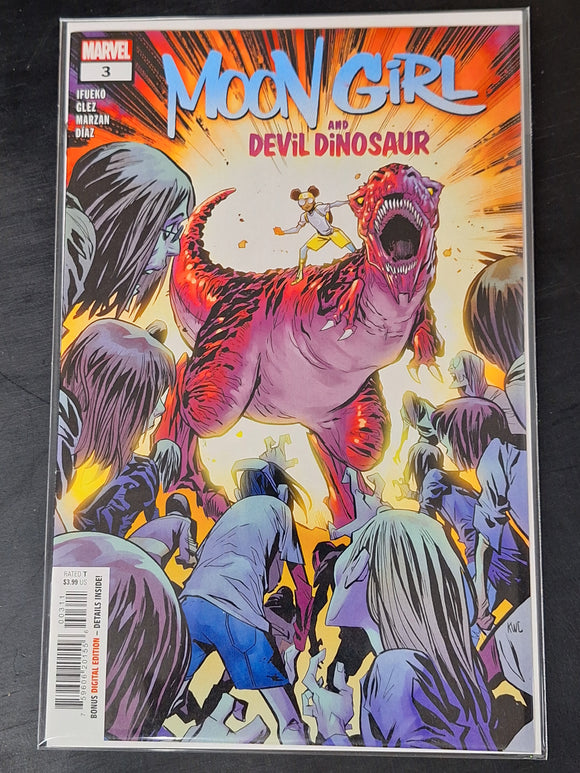 Moon Girl and Devil Dinosaur 3 Marvel 2023 Cover A