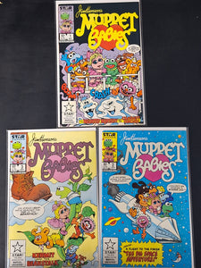 Muppet babies 1-3 Marvel Star Comics 1985 Set of 3