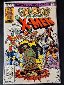 Obnoxio The Clown vs The X-Men 1 Marvel 1983 1st App of Obnoxio