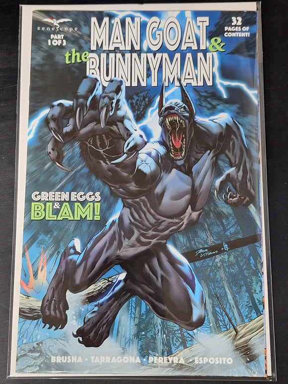 Man Goat & The Bunnyman: Green Eggs and Blam 1 Zenescope