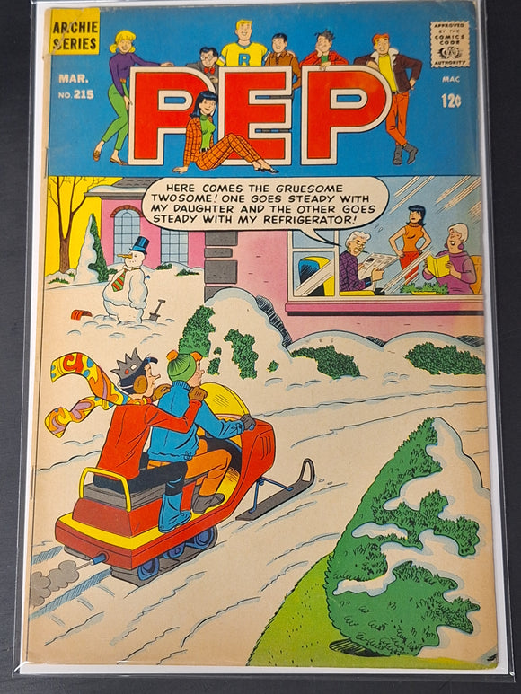 Pep 215 Archie 1968 Silver Age Archie & Jughead