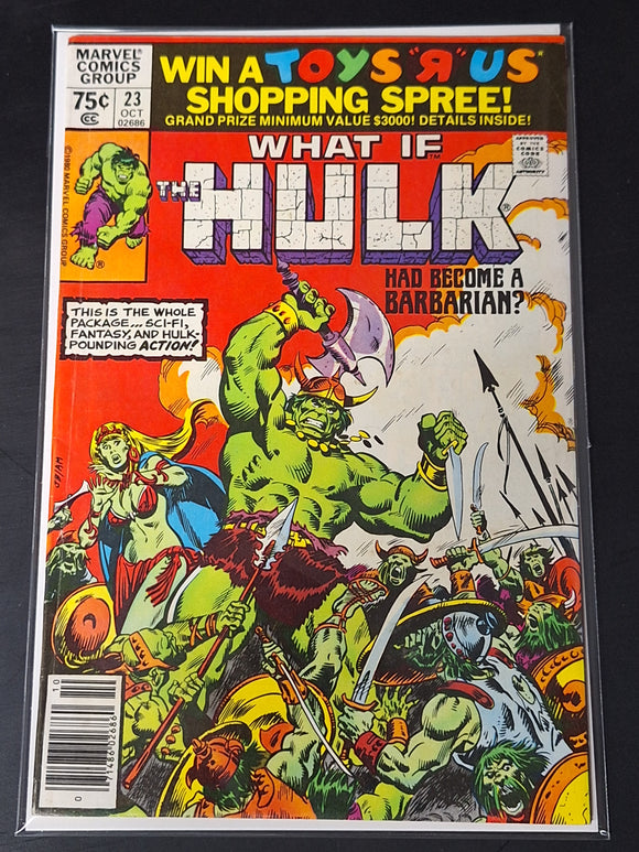 What If..? 23 Marvel 1980 Newsstand Edition, Hulk The Barbarian