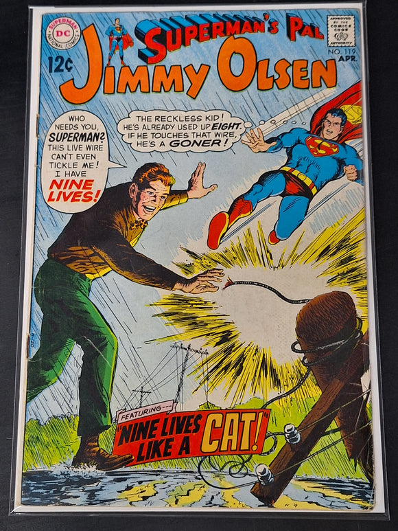 Superman's Pal Jimmy Olsen 119 DC 1969 Silver Age