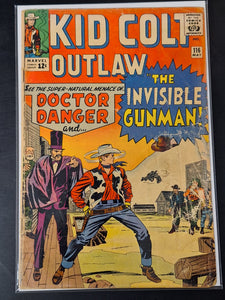 Kid Colt Outlaw 115 Marvel 1964 1st Doctor Danger, Silver Age