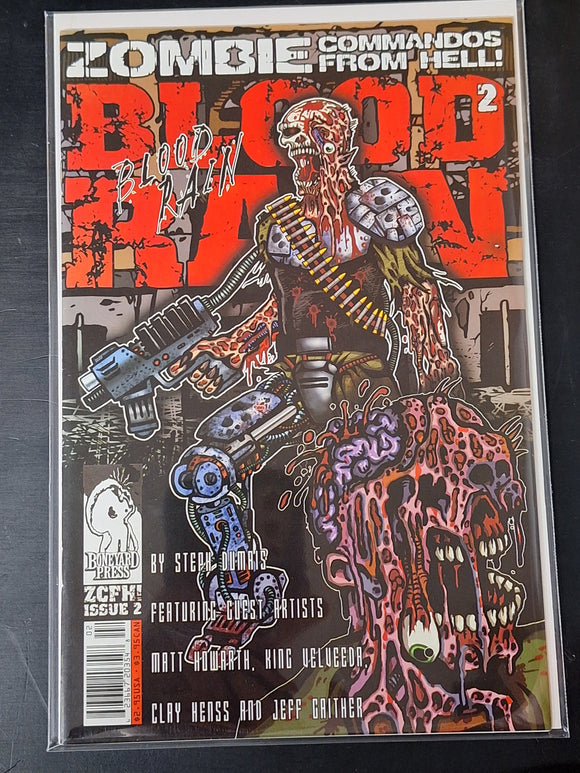 Zombie Commandos From Hell 2 Boneyard Press, Blood Rain