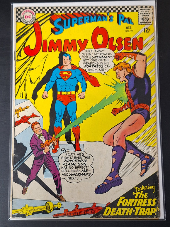 Jimmy Olsen 97 DC 1966 The Fortress Death-Trap