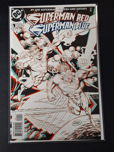 Superman Red Superman Blue 1 DC 1998 3D Comics