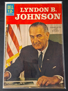 Lyndon B. Johnson Complete Life Story Dell Comics 1961 Silver Age