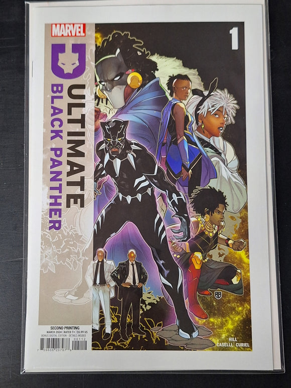 Ultimate Black Panther 1 Marvel 2024 Second Printing