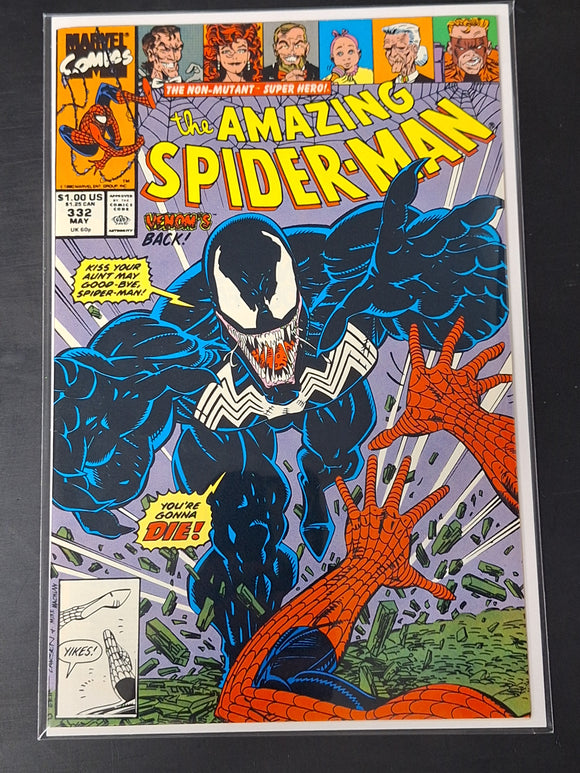 Amazing Spider-Man 332 Marvel 1990 Iconic Cover by Erik larson