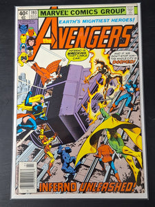 Avengers 193 Marvel 1979 Frank Miller Cover 1st App of Inferno