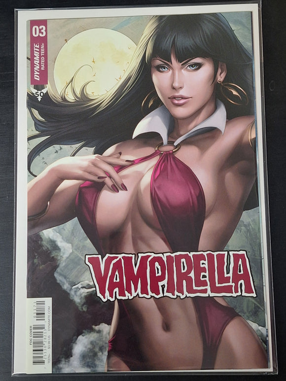 Vampirella 3 Dynamite 2019 Artgerm 1:15 Variant