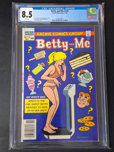 Betty and Me 136 Arich 1983 CGC 8.5 Controversial Weight Loss Issue