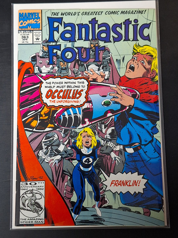 Fantastic Four 363 Marvel 1992 1st App of Occulus