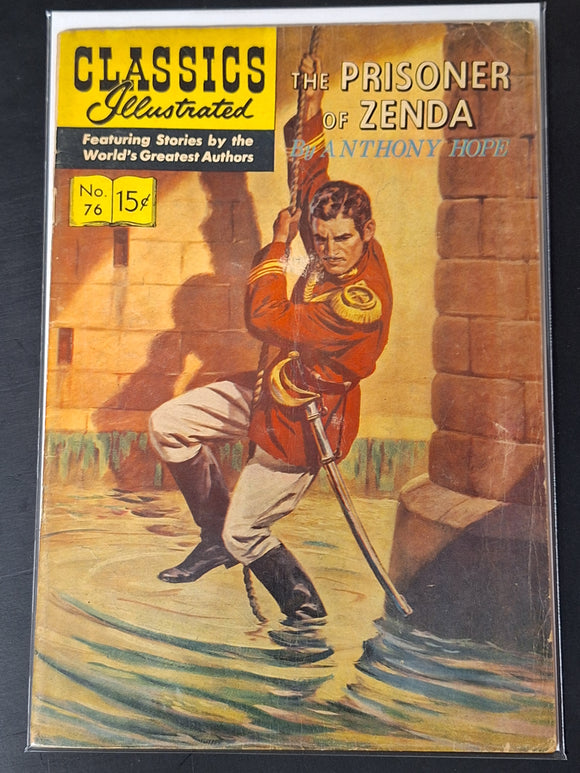 Classics Illustrated 76 The Prisoner of Zenda 1950 Golden Age