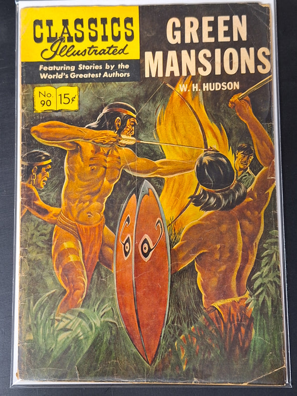 Classics Illustrated 90 Green Mansions 1951 Golden Age